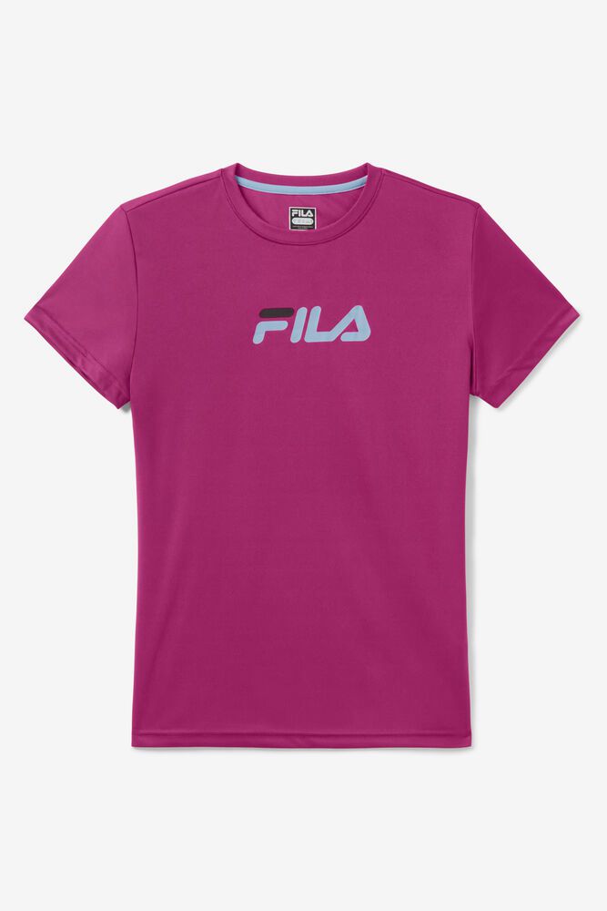 Fila T-Shirt No Sweat Womens Pink - India MRN-651972